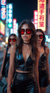 HEED NYC Luxury Black Frame "Rose Tint" Eyewear